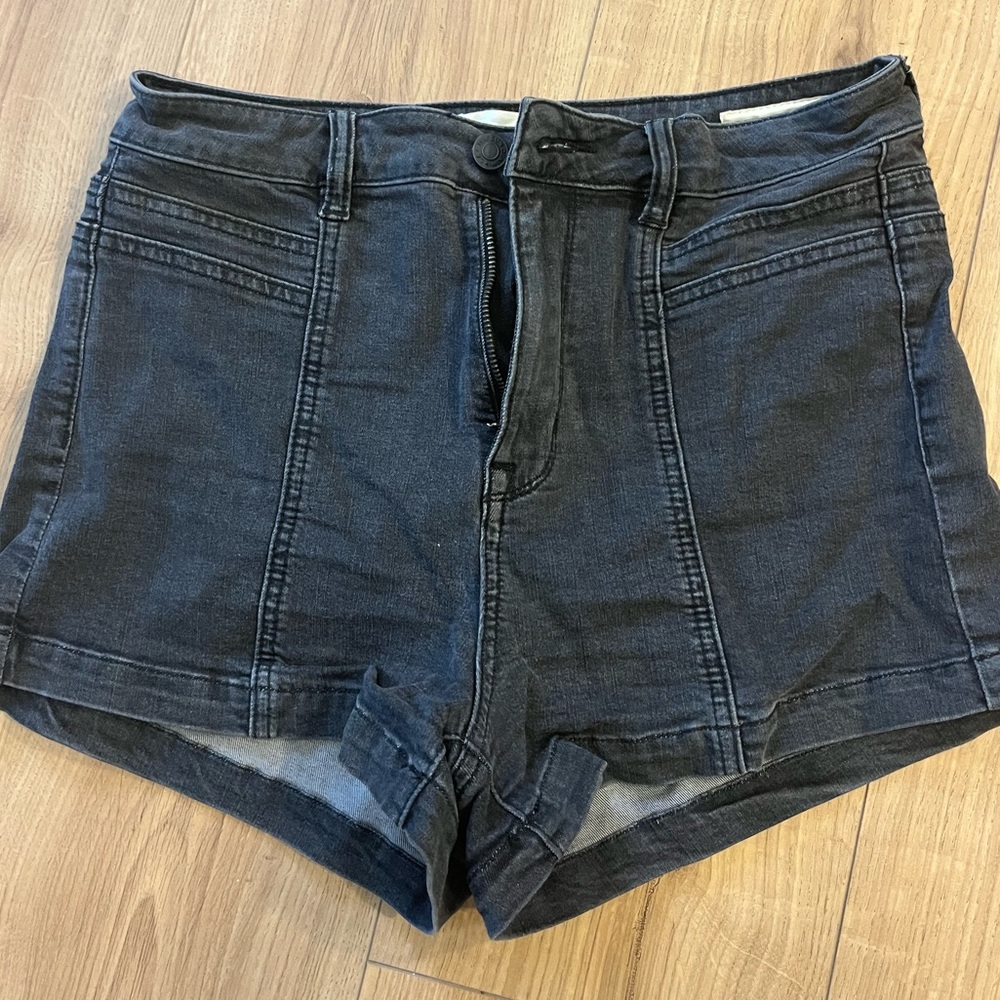 Pacsun Black 70s Jean Shorts